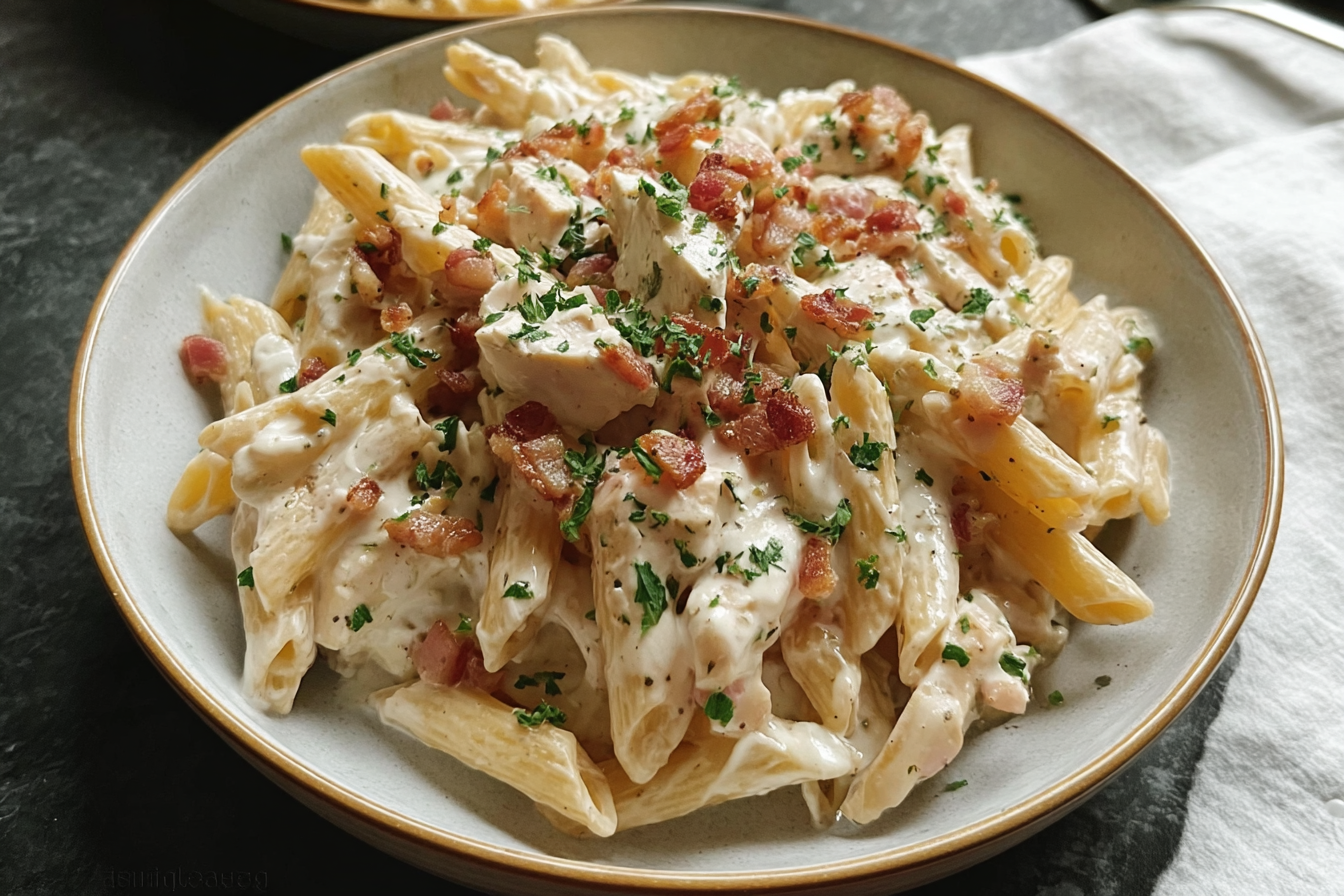 Chicken Bacon Ranch Pasta