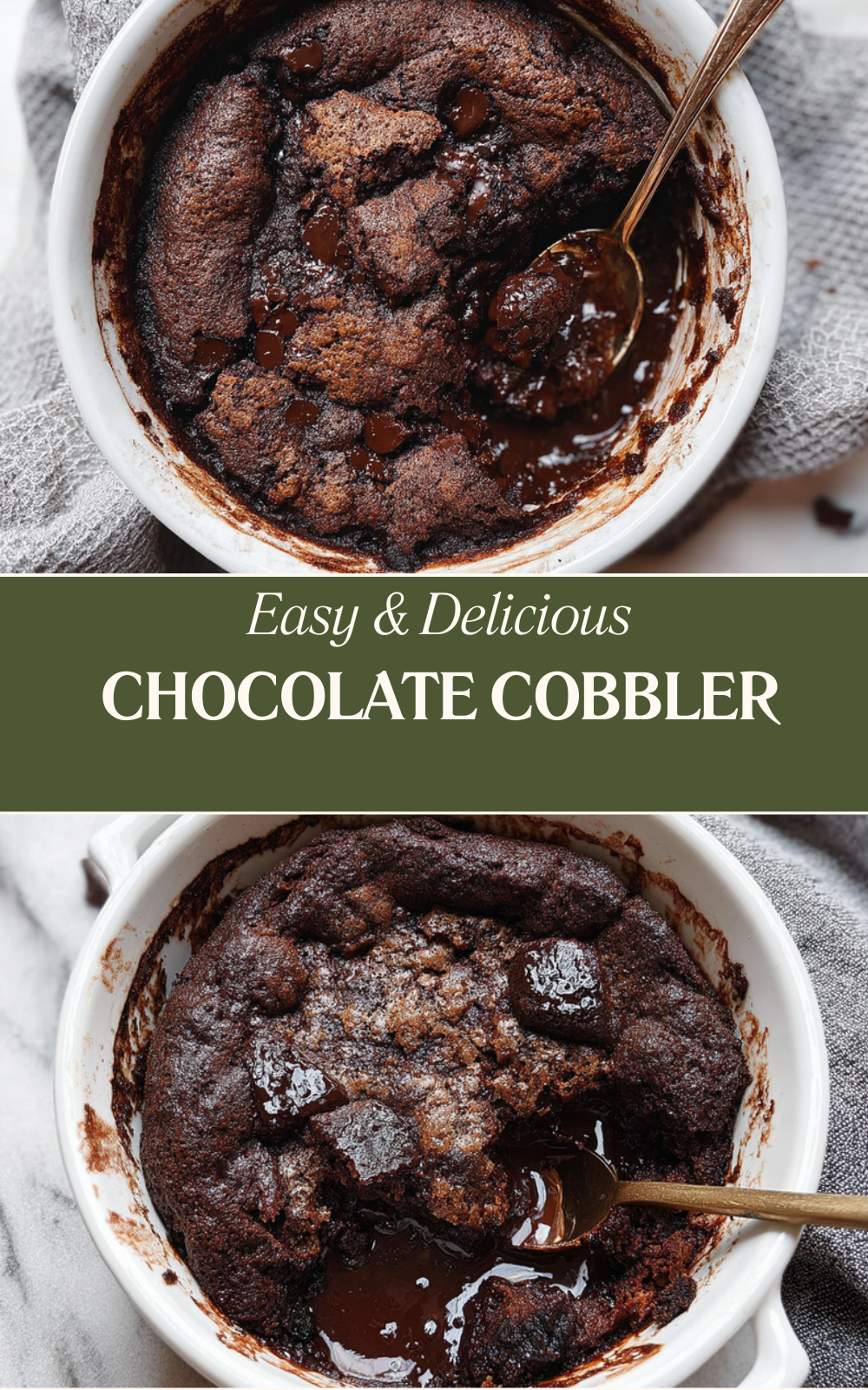 Chocolate Cobbler Easy Southern Homemade Dessert 7 Chocolate Cobbler