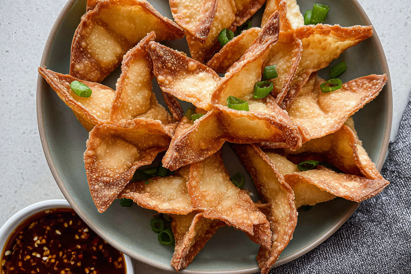 Crab Rangoon Recipe With Cream Cheese Filling For Crispy Wontons 6 Crab Rangoon