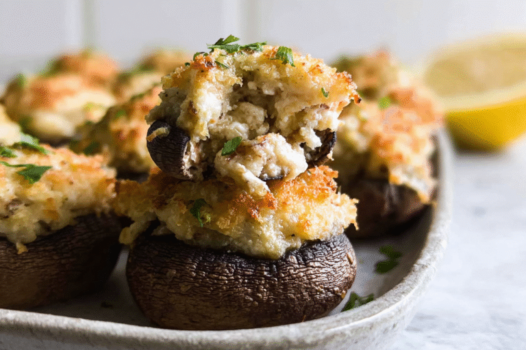 Crab Stuffed Mushrooms 93.Png