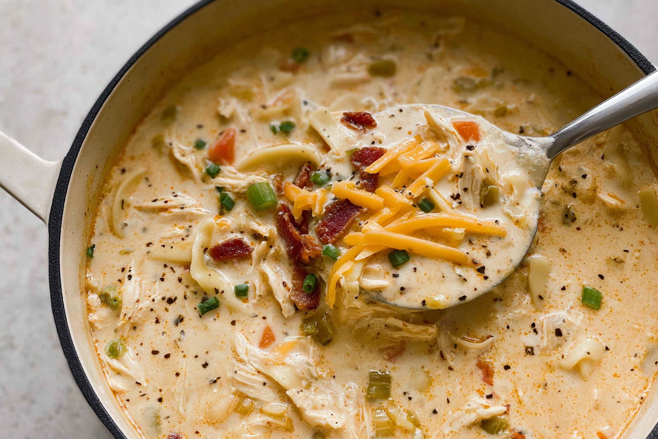 Crack Chicken Noodle Soup