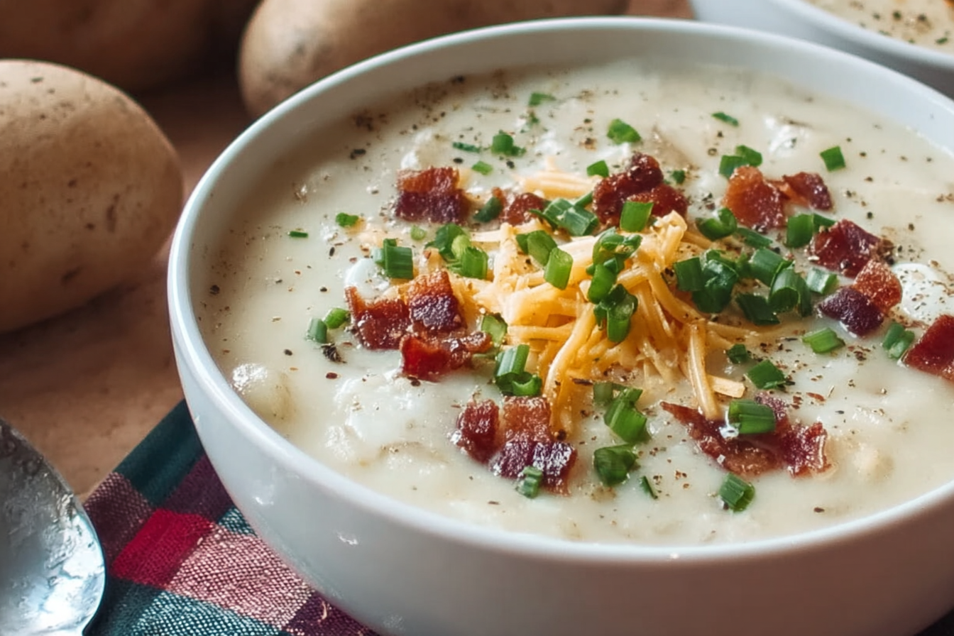 Potato Soup Recipe With Creamy Texture And Rich Flavor 6 Creamy Bacon Potato Soup