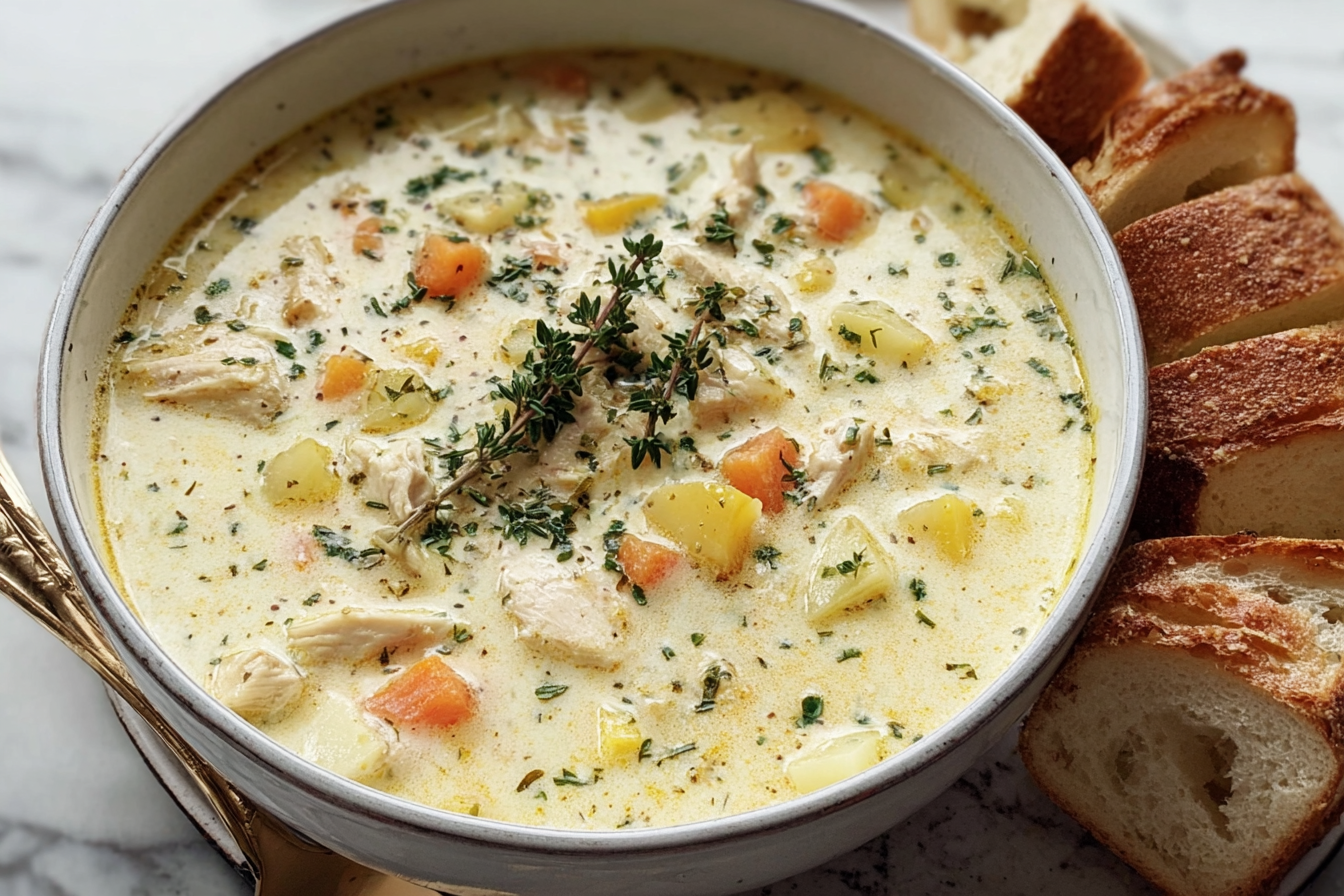 Creamy Chicken Maryland Soup