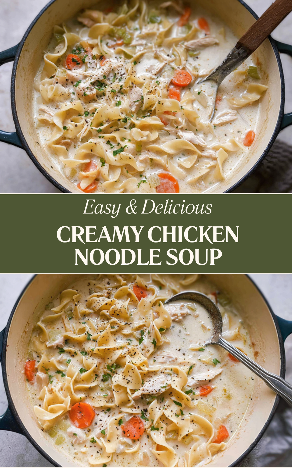 Creamy Chicken Noodle Soup Recipe For Comfort And Flavor 7 Creamy Chicken Noodle Soup