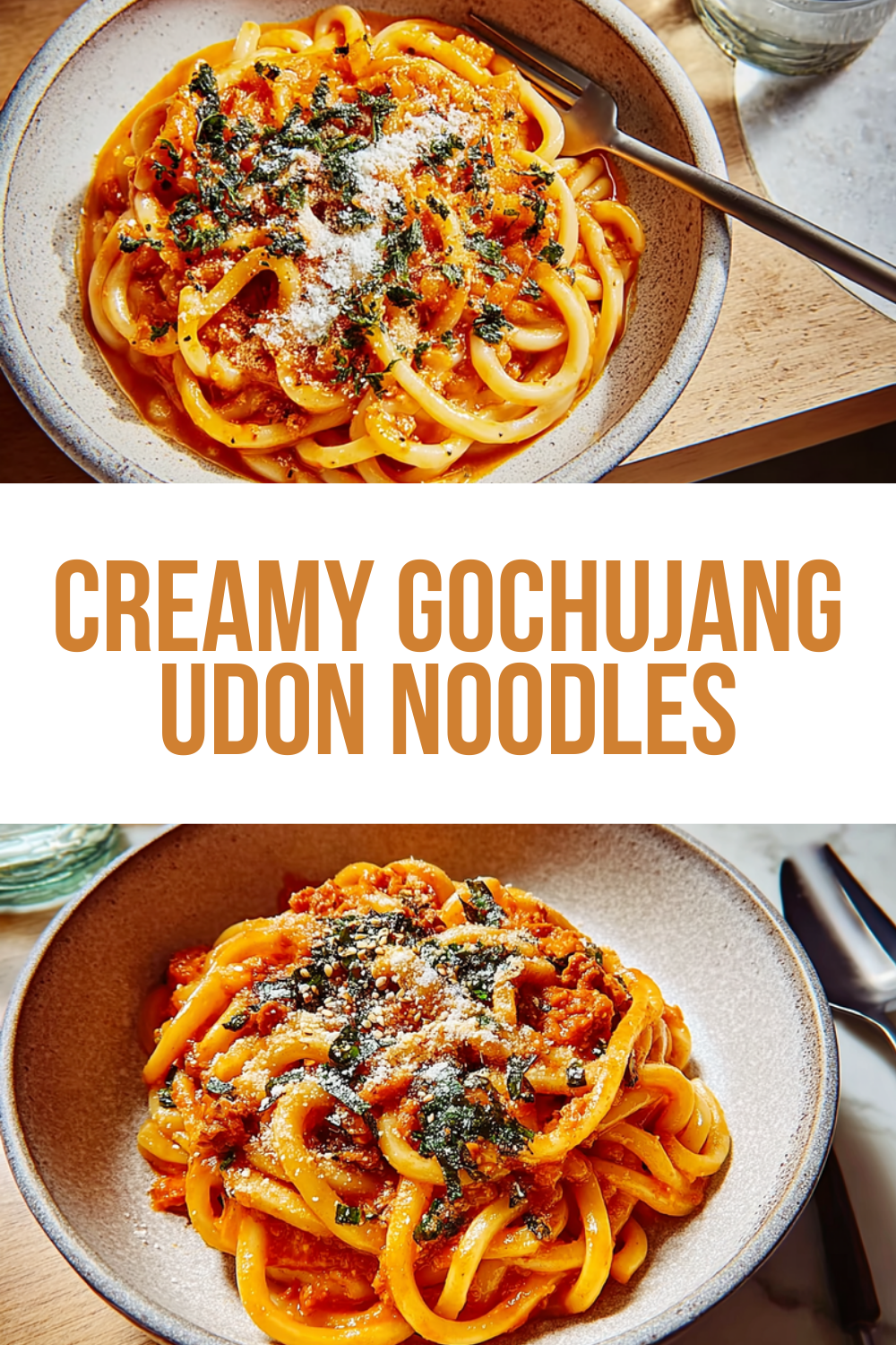 Creamy Gochujang Udon Noodles With Rich Spicy Sauce 7 Creamy Gochujang Udon Noodles