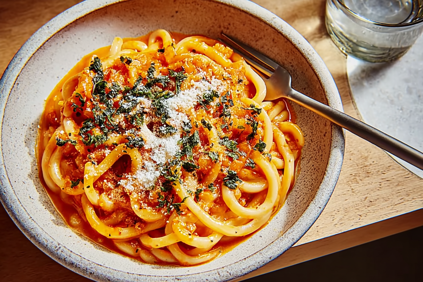 Creamy Gochujang Udon Noodles With Rich Spicy Sauce 6 Creamy Gochujang Udon Noodles
