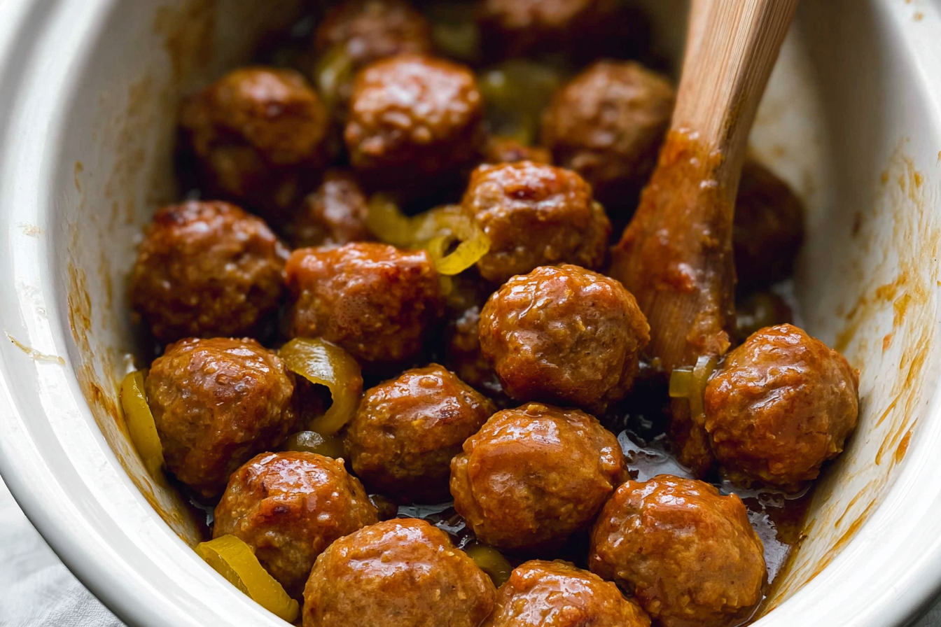 Crock Pot Mississippi Meatballs Recipe With Tangy Sauce And Easy Ingredients 6 Crockpot Mississippi Meatballs