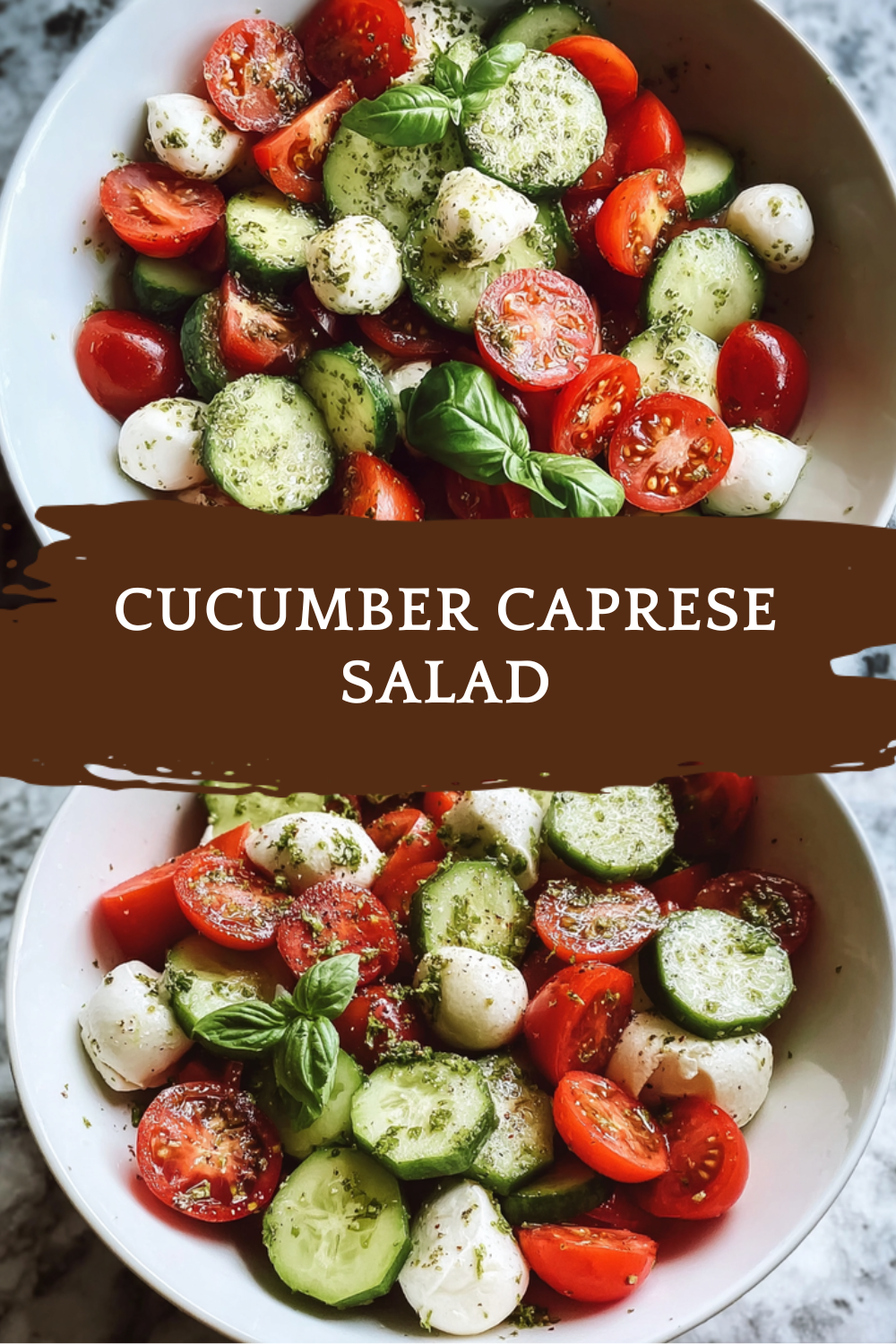 Cucumber Caprese Salad
