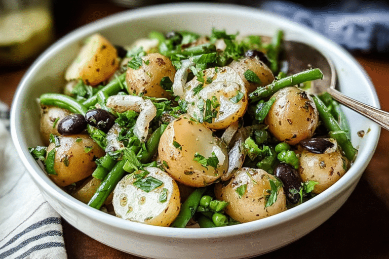 French Style Potato And Green Bean Salad 86.Png