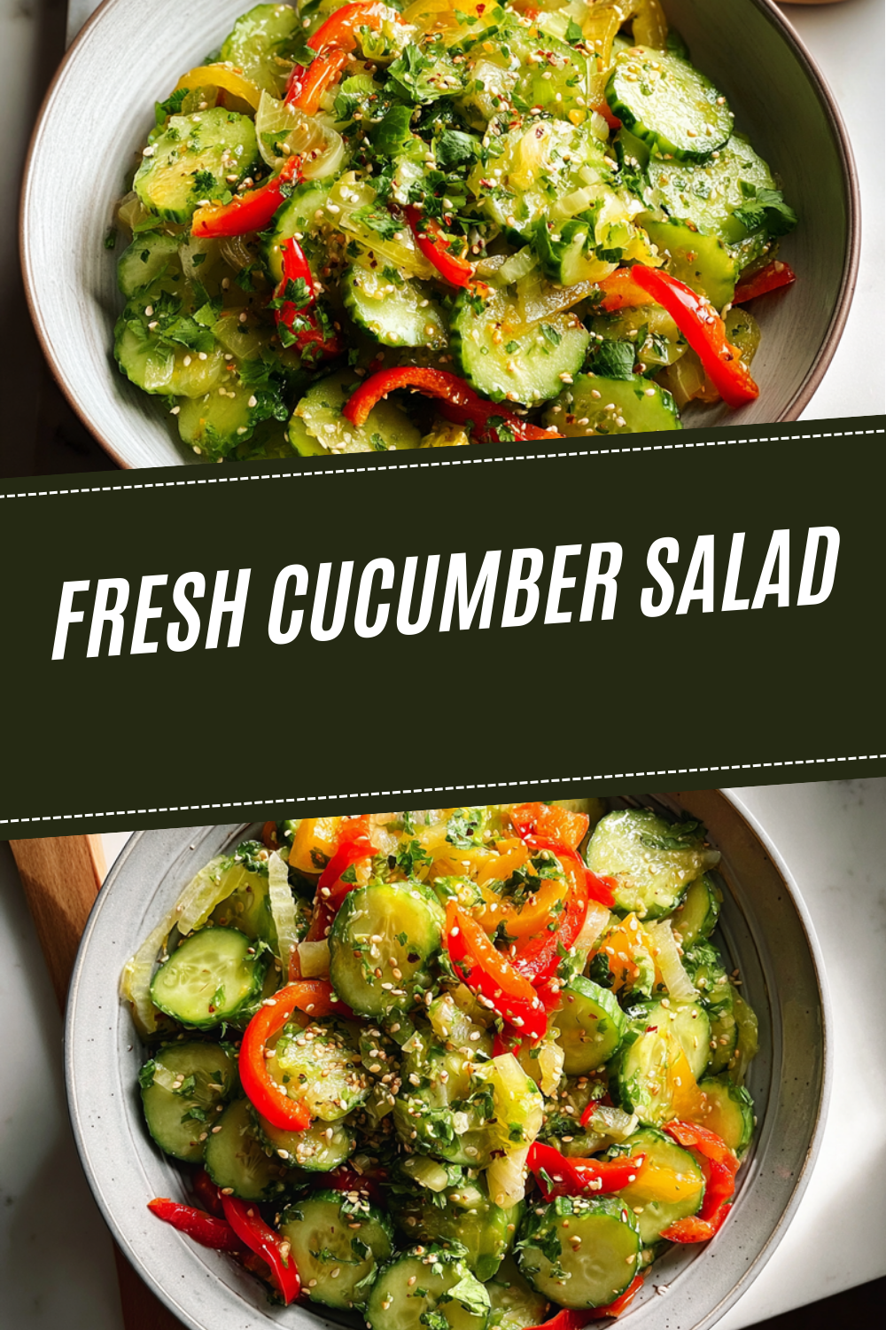 Cucumber Salad Recipes With Fresh And Tangy Flavor Ideas 7 Fresh Cucumber Salad