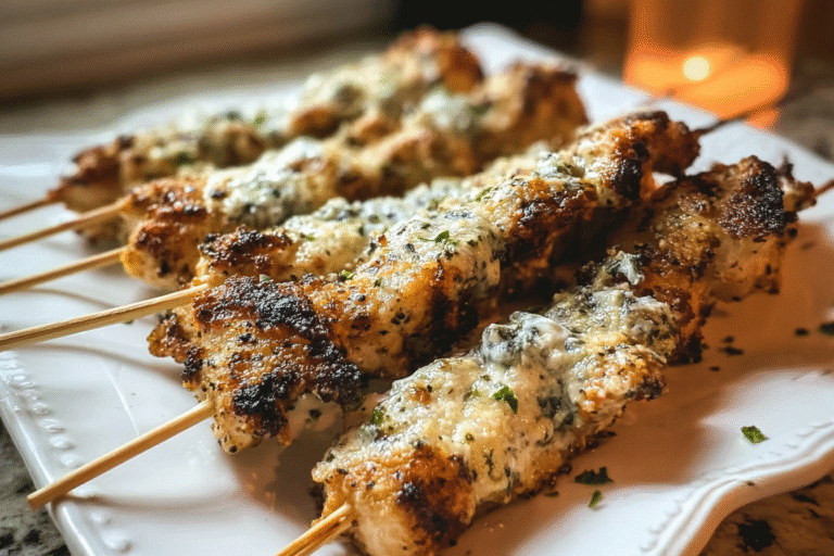 Grilled Ranch Garlic Parmesan Chicken Skewers 18.Png