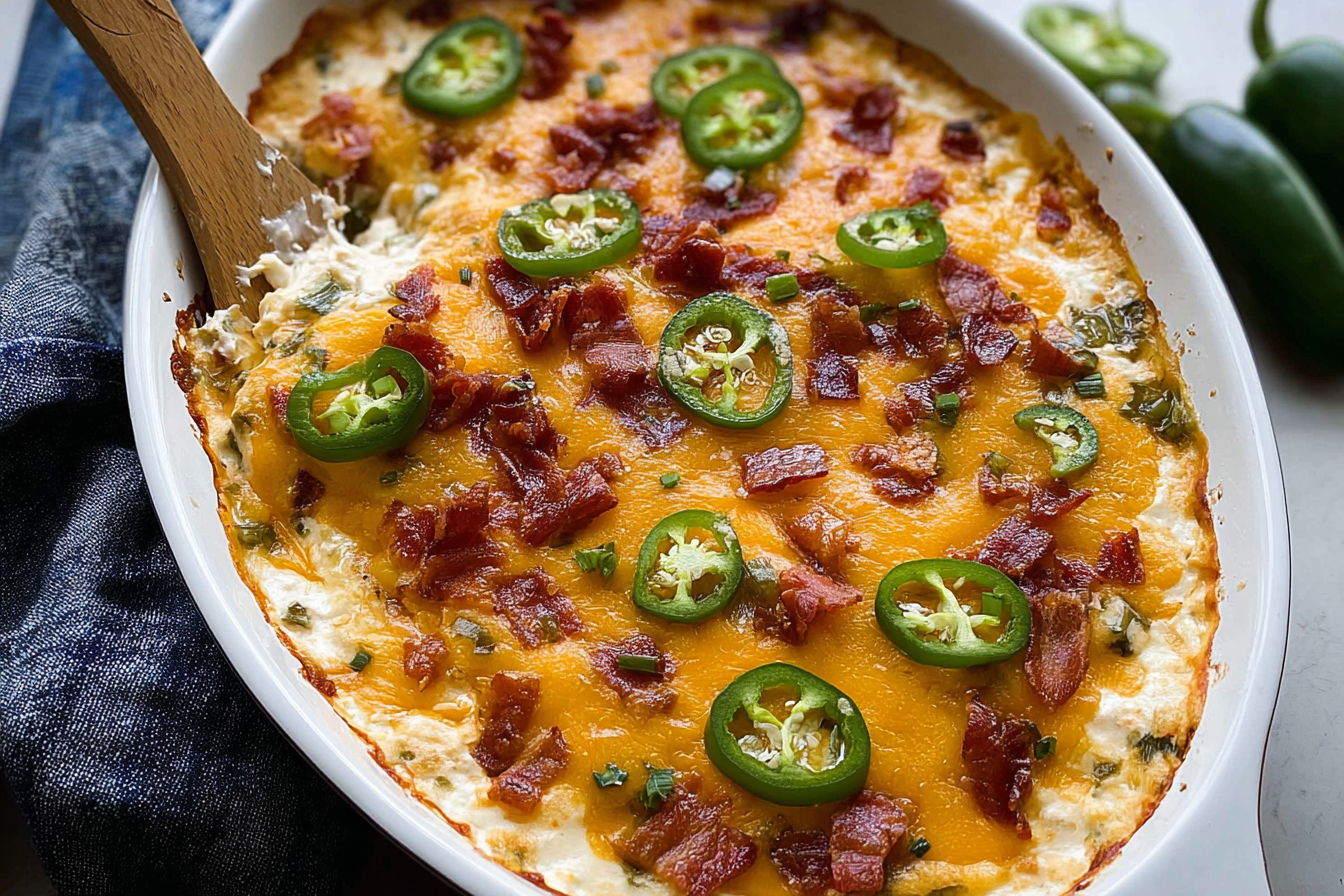 Jalapeno Popper Tater Tot Casserole Recipe With Creamy Cheese And Crispy Tots 6 Jalapeno Popper Casserole