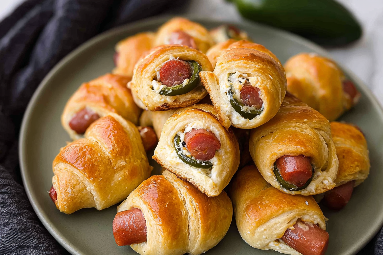 Jalapeño Popper Stuffed Pigs In A Blanket Bites 6 Jalapeno Popper Pigs In A Blanket