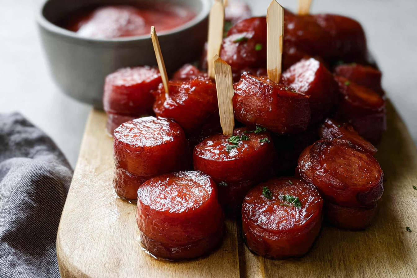 Mustard Hasselback Kielbasa Bites Recipe For Savory Snacks 6 Kielbasa Bites