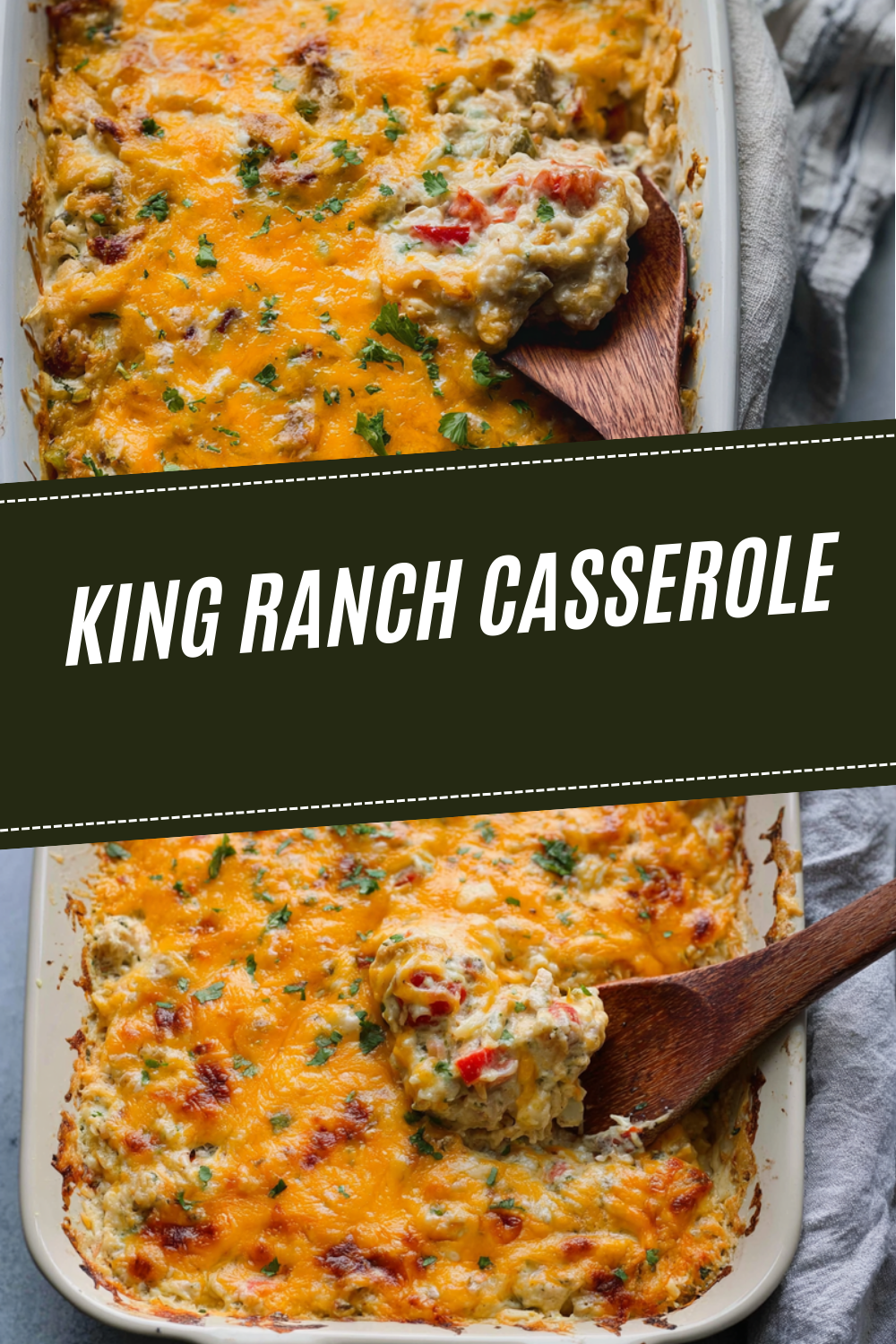 King Ranch Chicken Recipe With Creamy Sauce And Melted Cheese 7 King Ranch Casserole