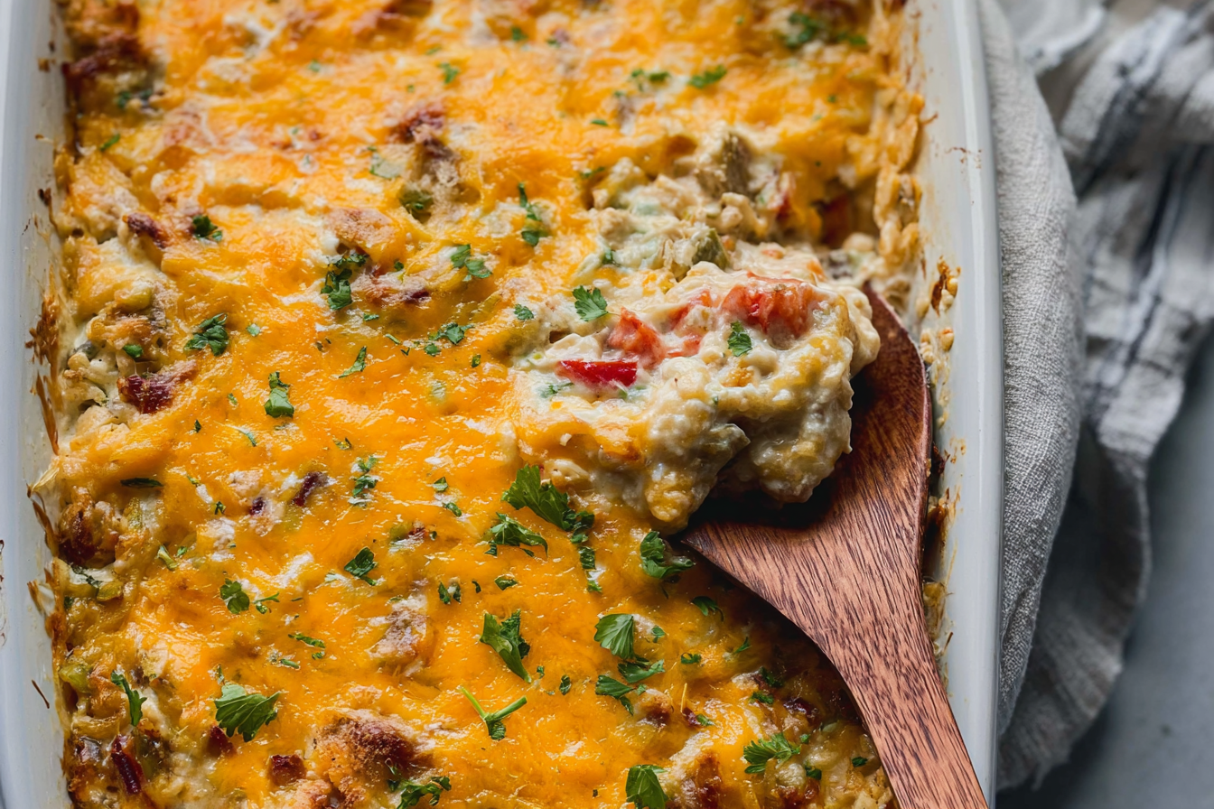 King Ranch Chicken Recipe With Creamy Sauce And Melted Cheese 6 King Ranch Casserole