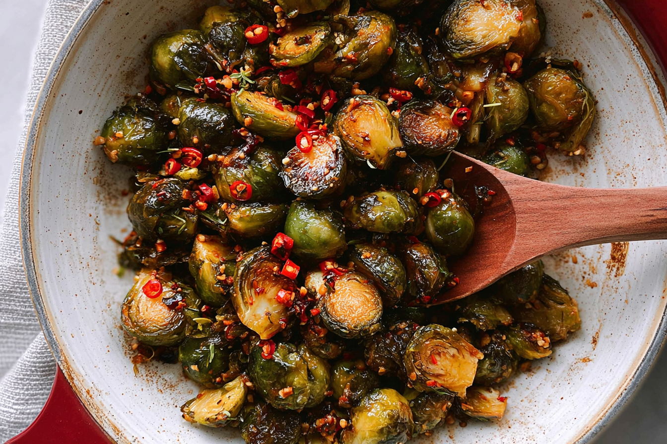 Kung Pao Brussels Sprouts Fusion Recipe 6 Kung Pao Brussels Sprouts