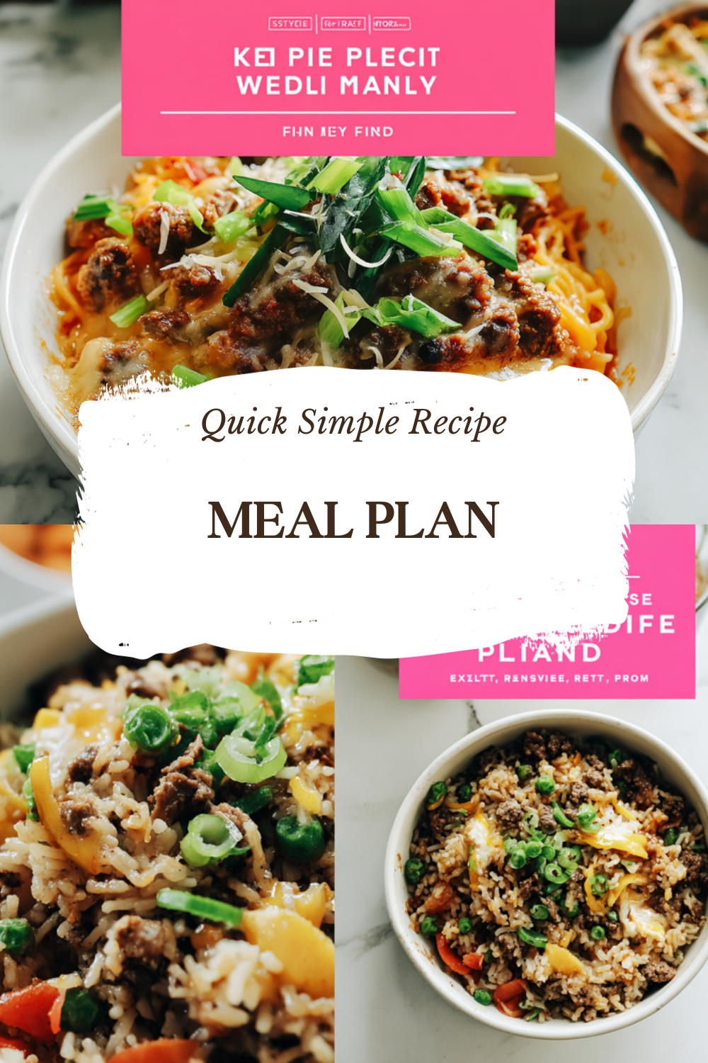Meal Plans For Simple, Balanced Weekly Menus And Easy Recipes 7 Meal Plan