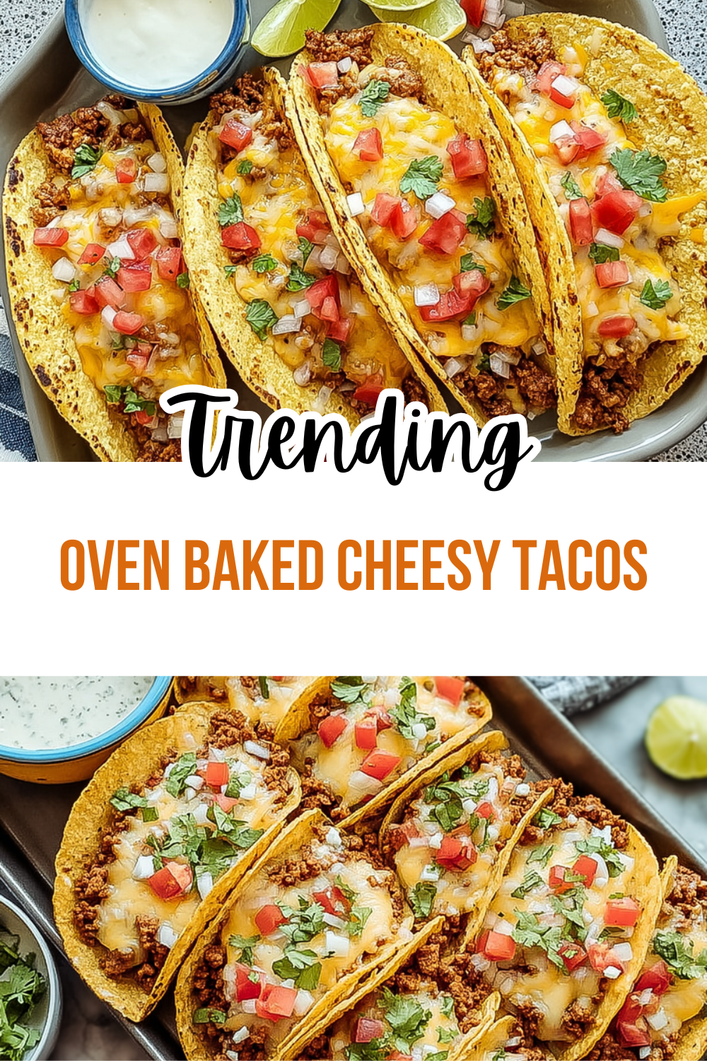 Oven Baked Cheesy Tacos
