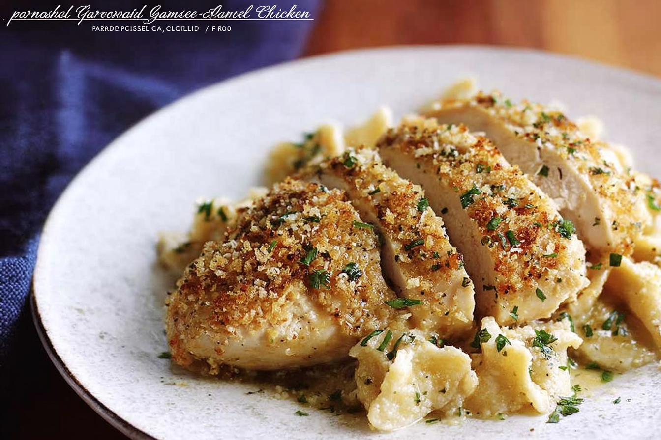 Parmesan Crusted Chicken Recipe With Crispy Golden Finish 6 Parmesan Garlic Crusted Chicken