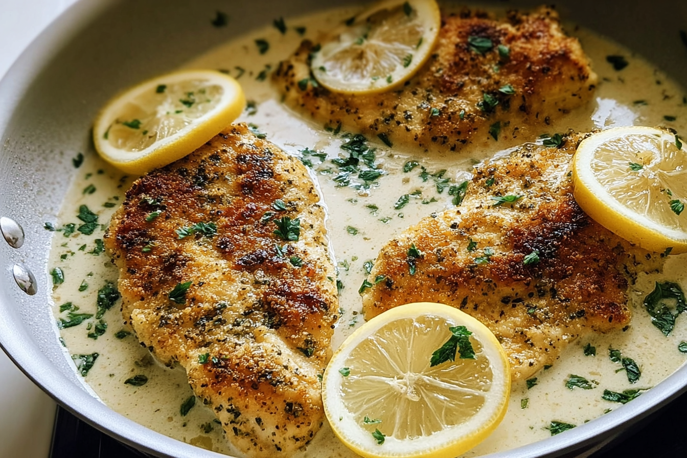 Lemon Chicken With Creamy Lemon Butter Sauce Recipe 6 Parmesan Lemon Chicken