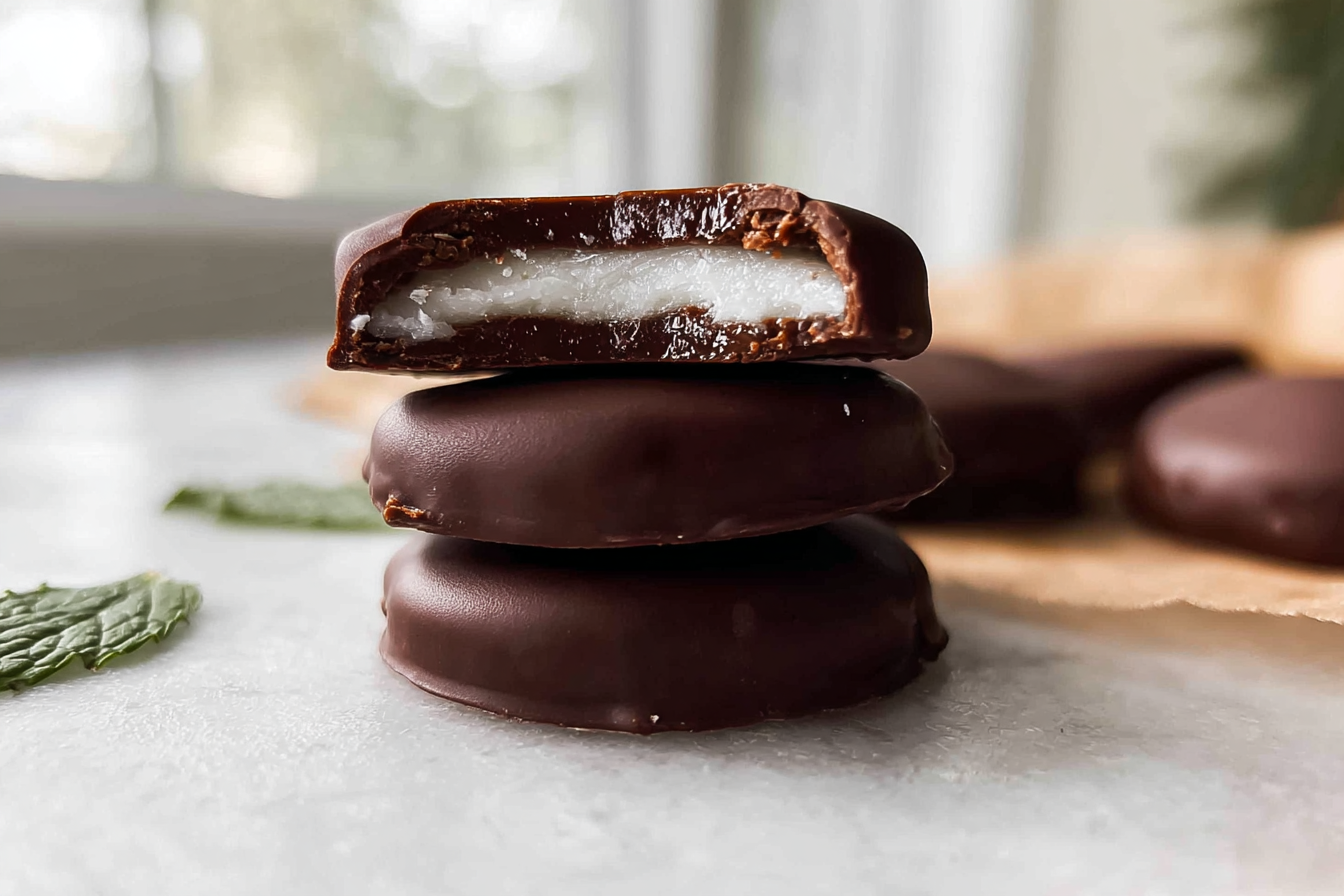 Peppermint Patties Recipe Easy Homemade Chocolate Mint Treats 6 Peppermint Patties
