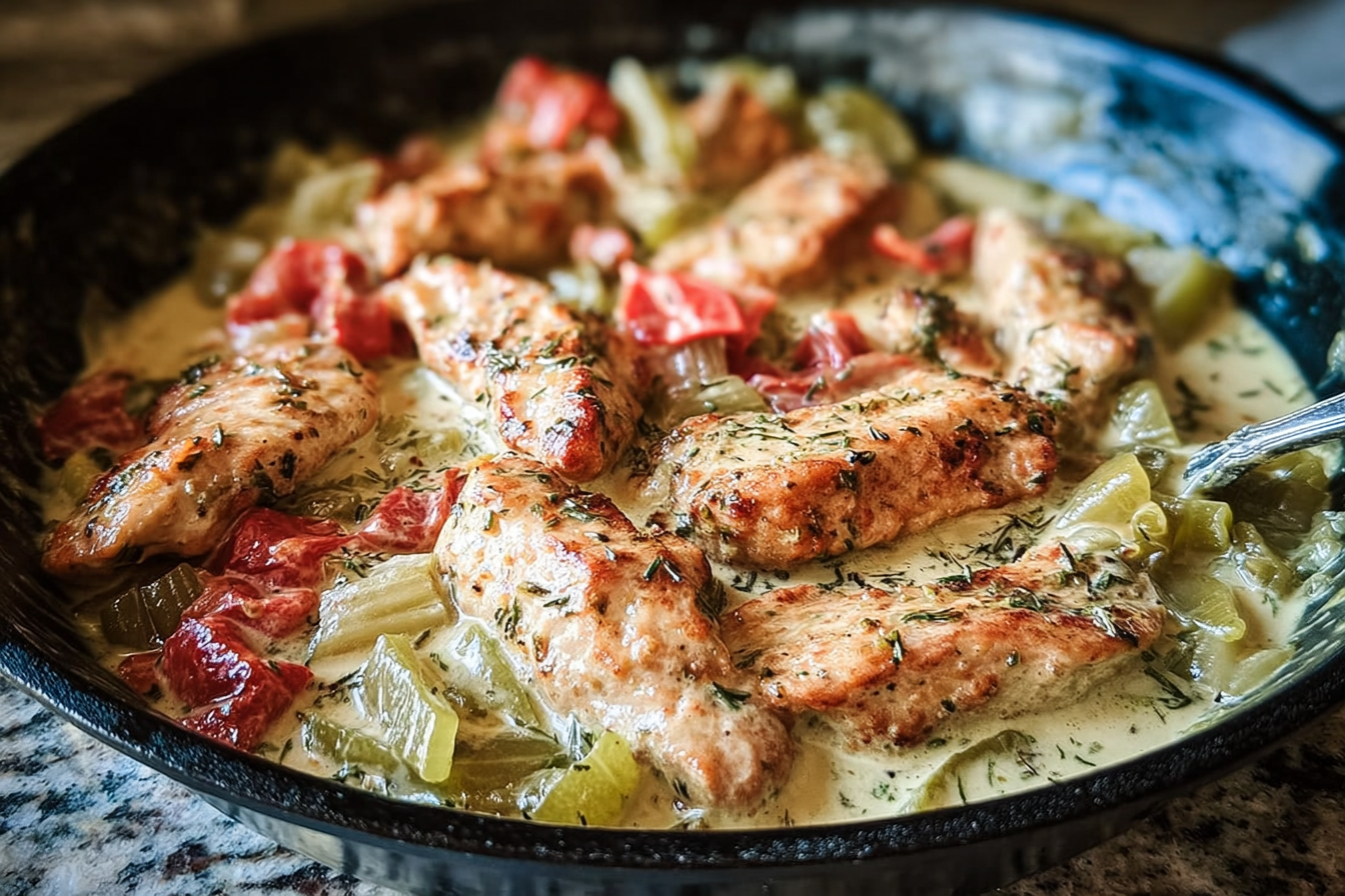 Pepperoncini Chicken Skillet Recipe