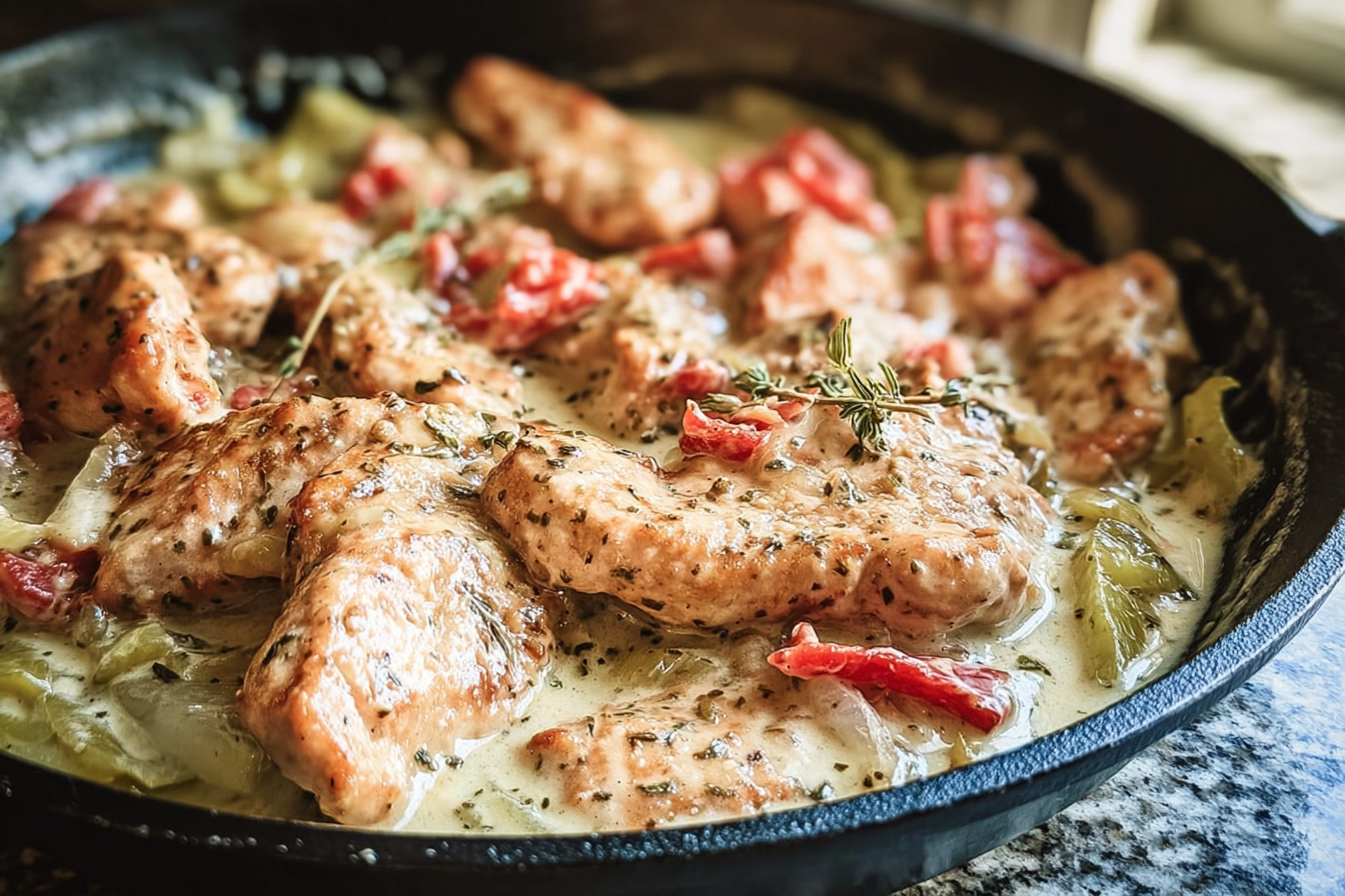 Pepperoncini Chicken Skillet Recipe