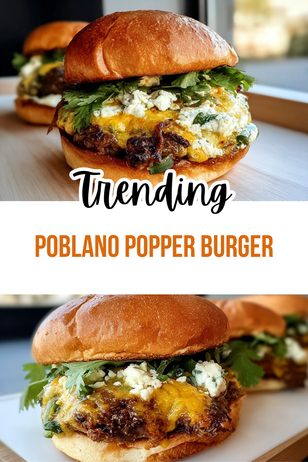 Poblano Popper Burger Recipe With Creamy Cheese And Spicy Peppers 4 Poblano Popper Burger