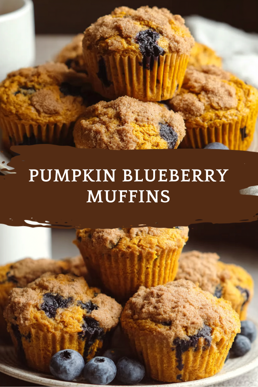 Pumpkin Blueberry Muffins Recipe With Fresh Fruit And Warm Spices 7 Pumpkin Blueberry Muffins