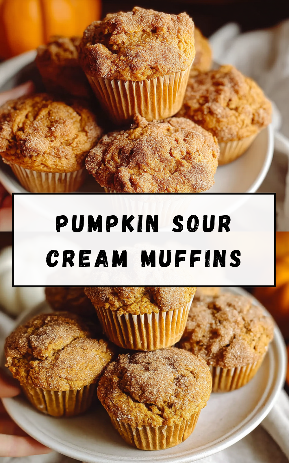 Pumpkin Sour Cream Muffins