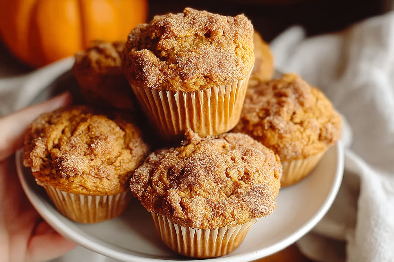 Pumpkin Sour Cream Muffins