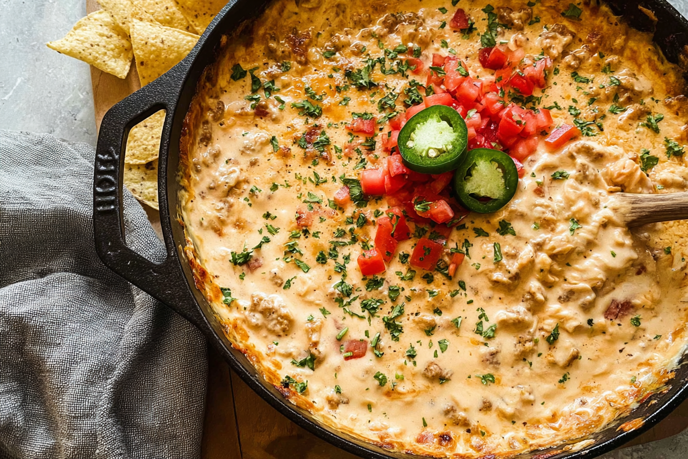 3-Ingredient Creamy Sausage Dip 6 Sausage Dip