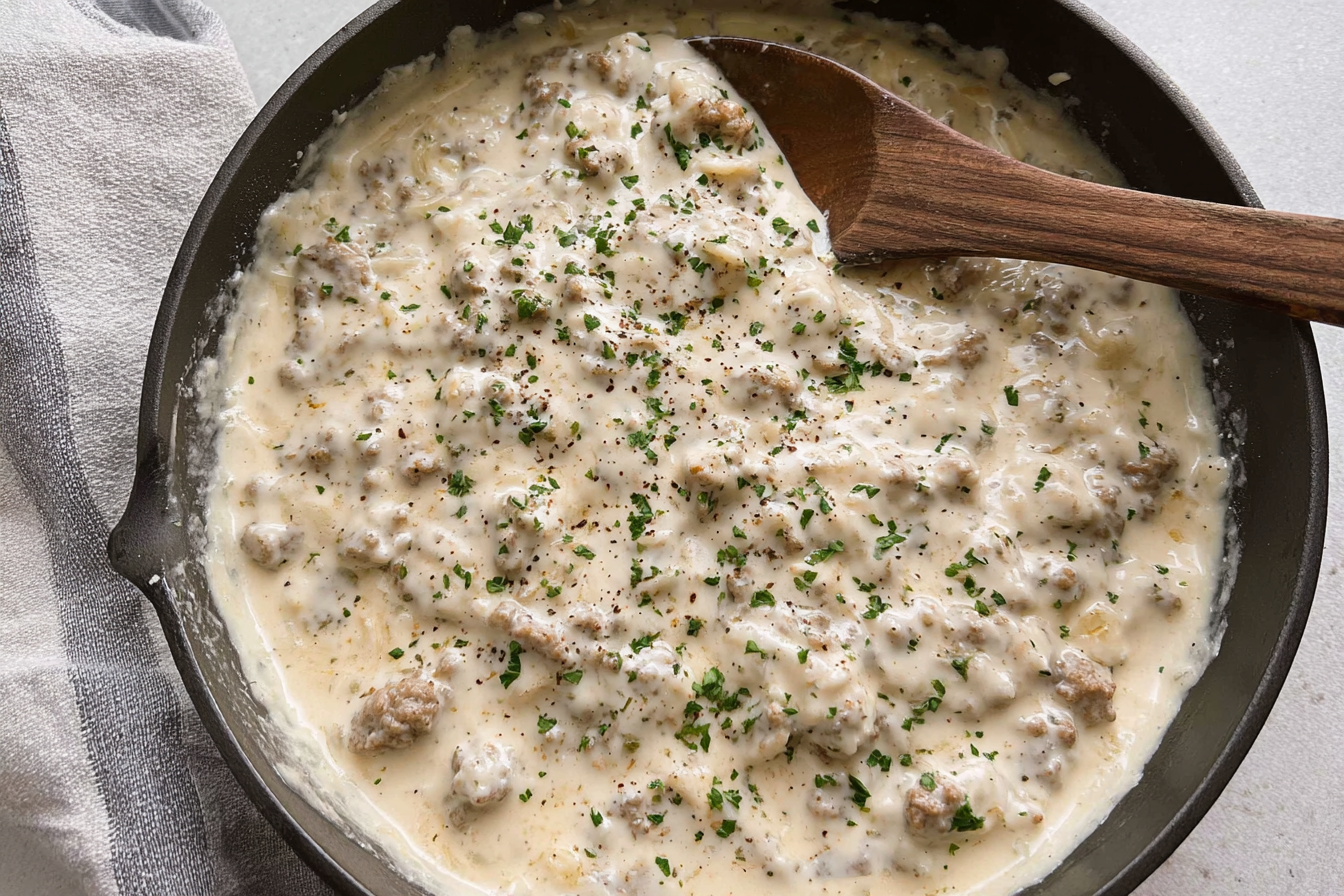 Homemade Sausage Gravy Recipe For Creamy, Savory Breakfast Comfort 6 Sausage Gravy