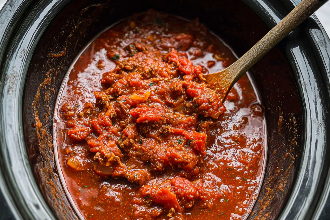Slow Cooker Sunday Sauce