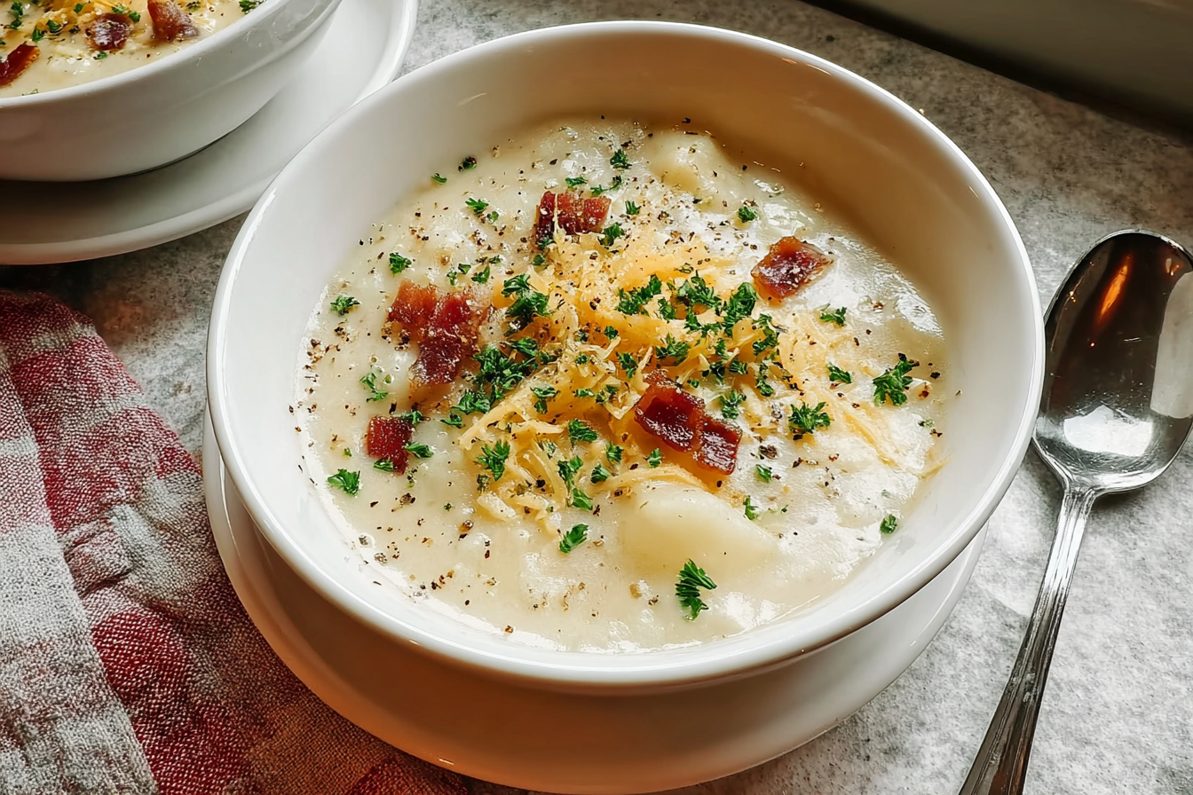 Loaded Potato Soup Recipe With Creamy And Savory Flavors 6 Smoked Gouda Potato Soup