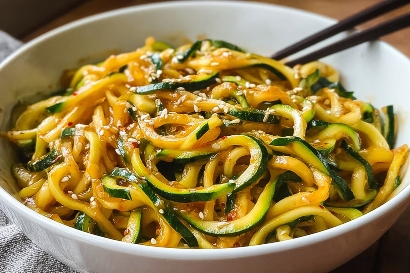 Chinese Zucchini Recipe With Authentic Flavors And Simple Ingredients 6 Spicy Garlic Chinese Zucchini Noodles