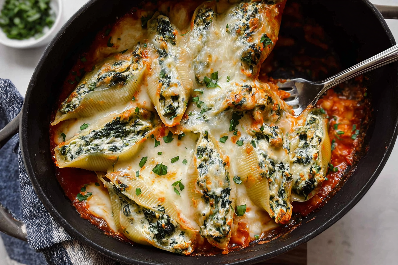 Spinach Stuffed Shells
