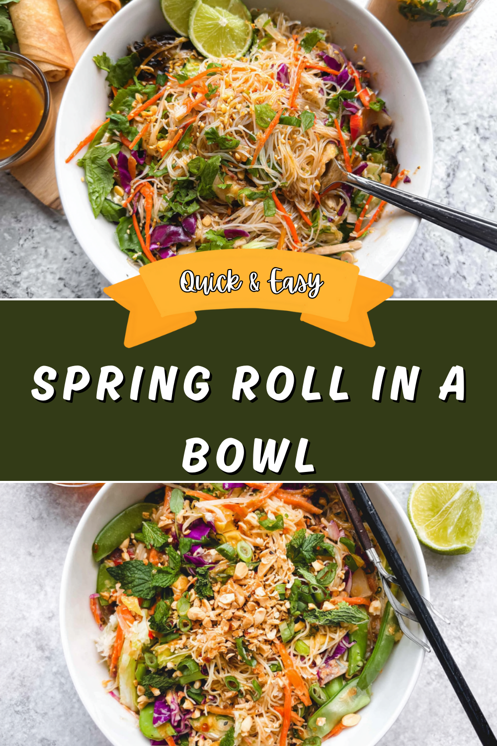 Spring Roll In A Bowl