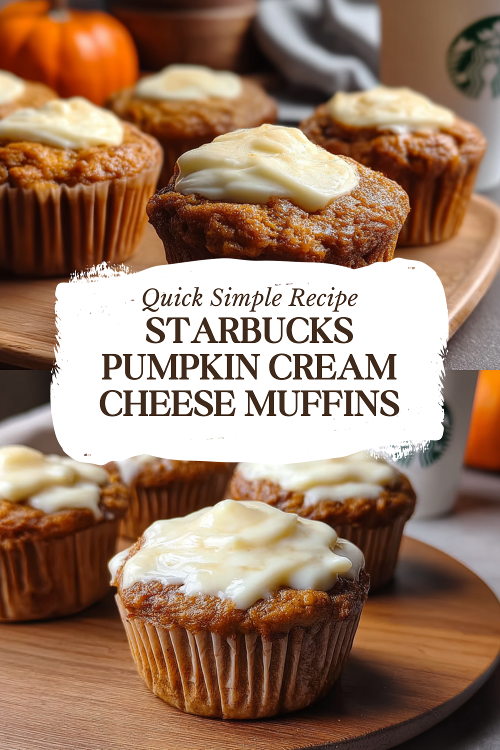Starbucks Pumpkin Cream Cheese Muffins