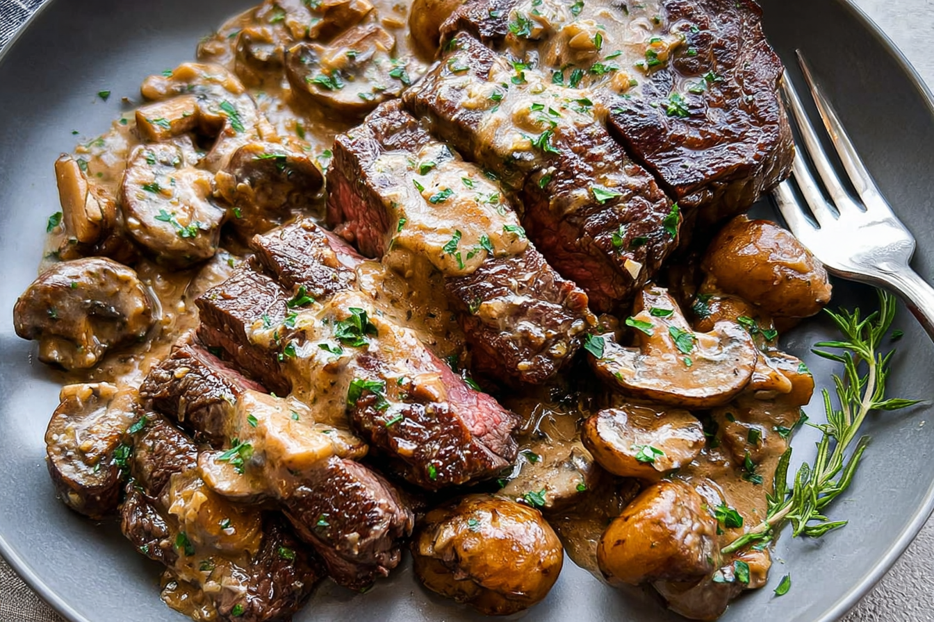 Steak Diane Classic Recipe With Rich Cognac Pan Sauce 6 Steak Diane