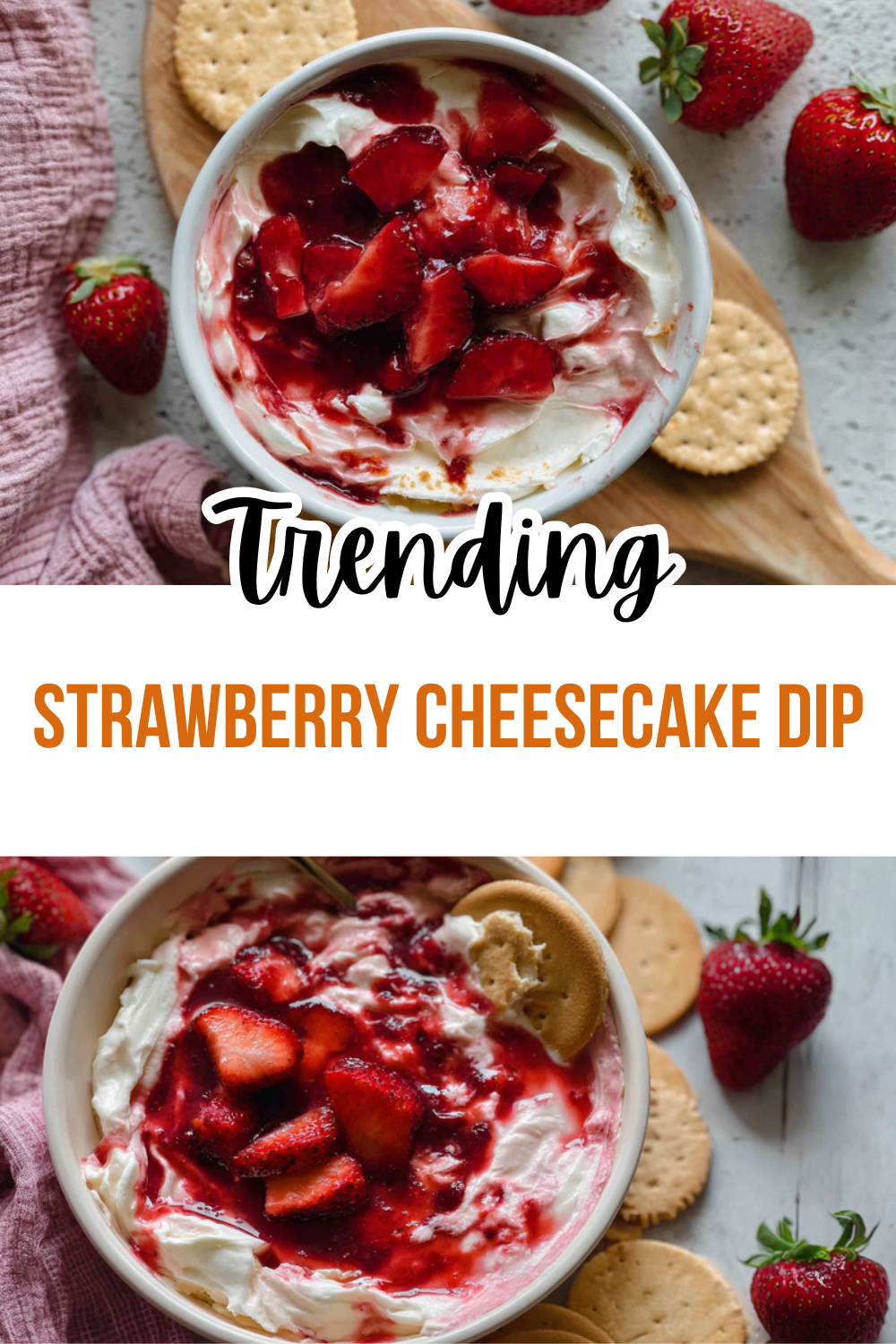 Strawberry Cheesecake Dip