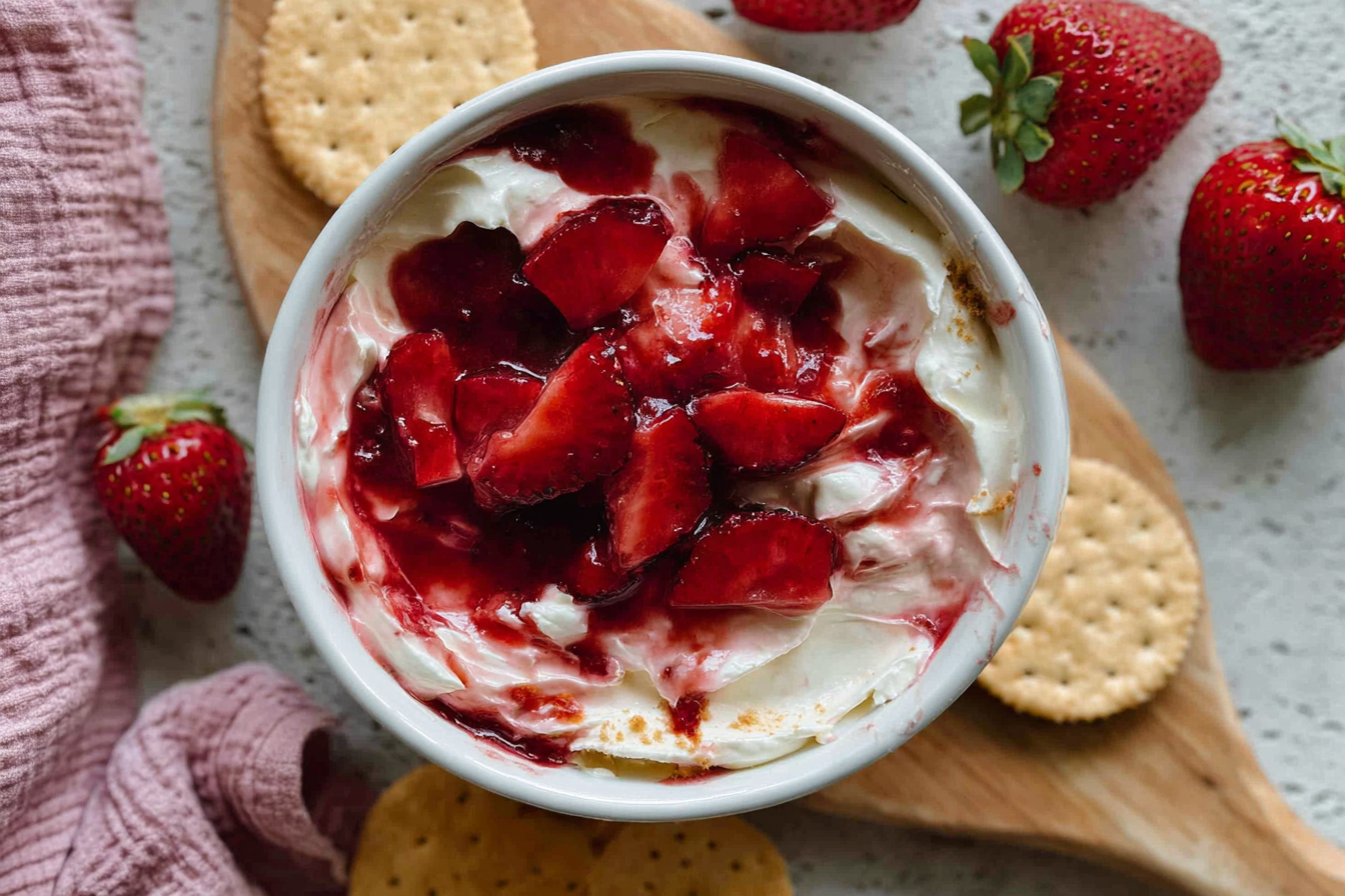 Strawberry Cheesecake Dip