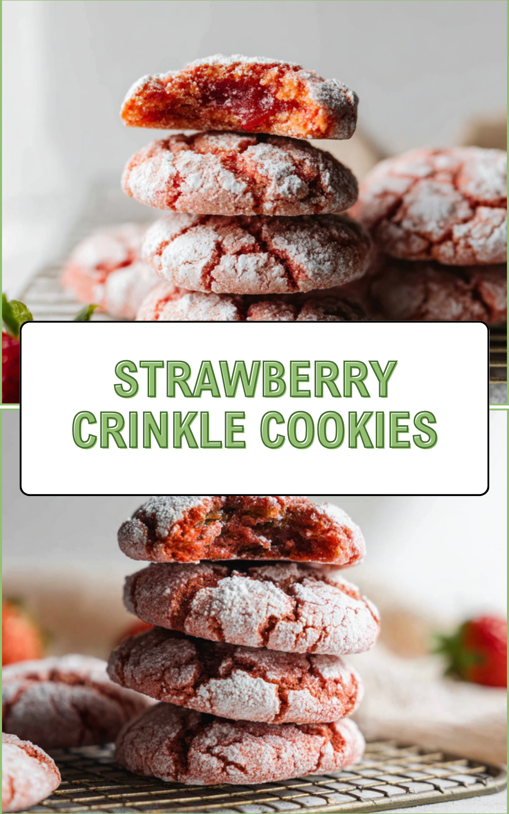 Strawberry Crinkle Cookies Recipe Made Simple And Delicious 7 Strawberry Crinkle Cookies