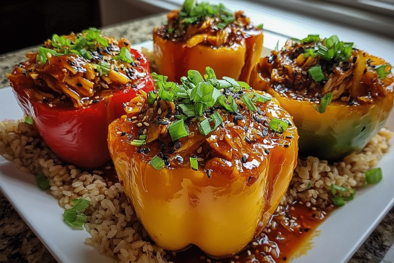 Teriyaki Pineapple Chicken Stuffed Peppers 17.Png