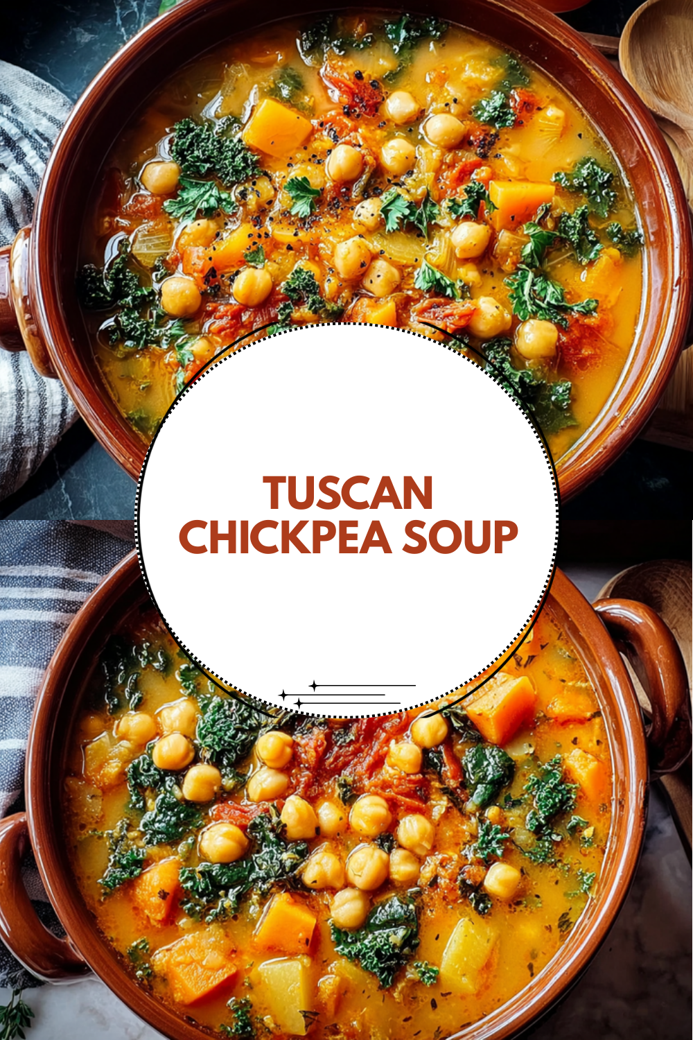 Tuscan Garbanzo Bean Soup Recipe With Hearty Vegetables And Herbs 7 Tuscan Chickpea Soup