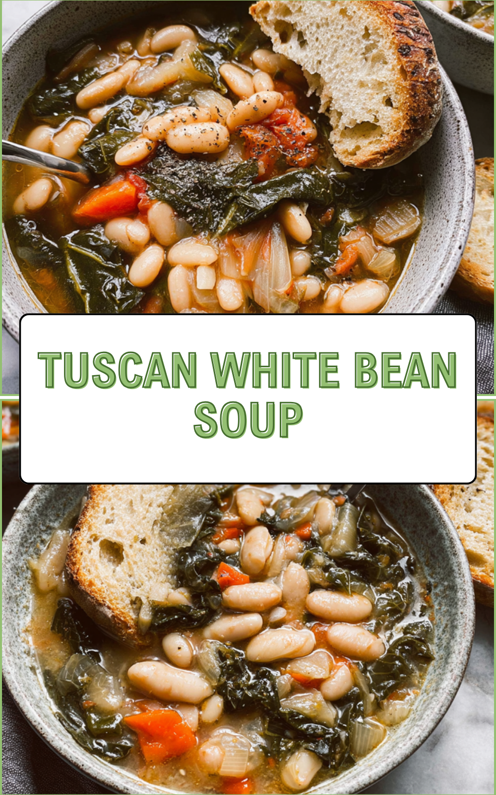 Tuscan White Bean Soup Recipe With Hearty Vegetables And Herbs 7 Tuscan White Bean Soup