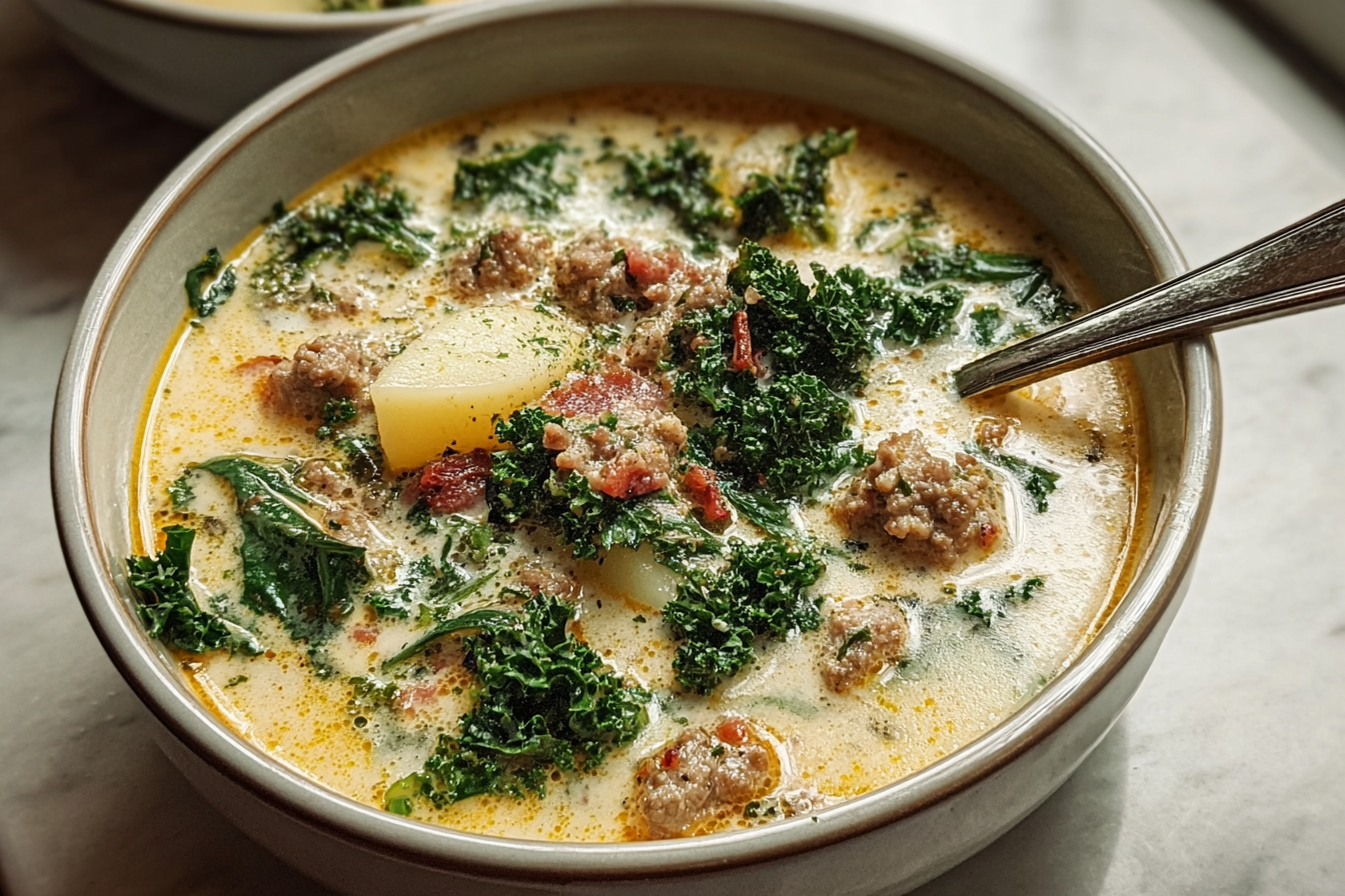 Zuppa Toscana Soup Recipe With Sausage Potatoes And Kale 6 Zuppa Toscana Soup