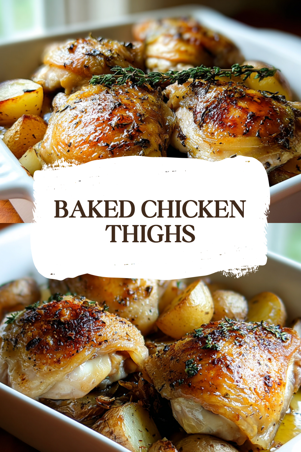 Baked Chicken Thighs