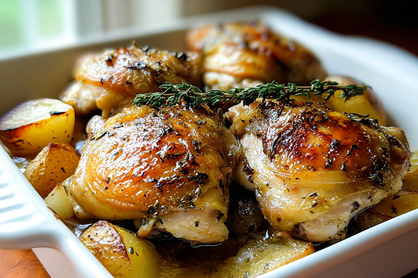 Baked Chicken Thighs